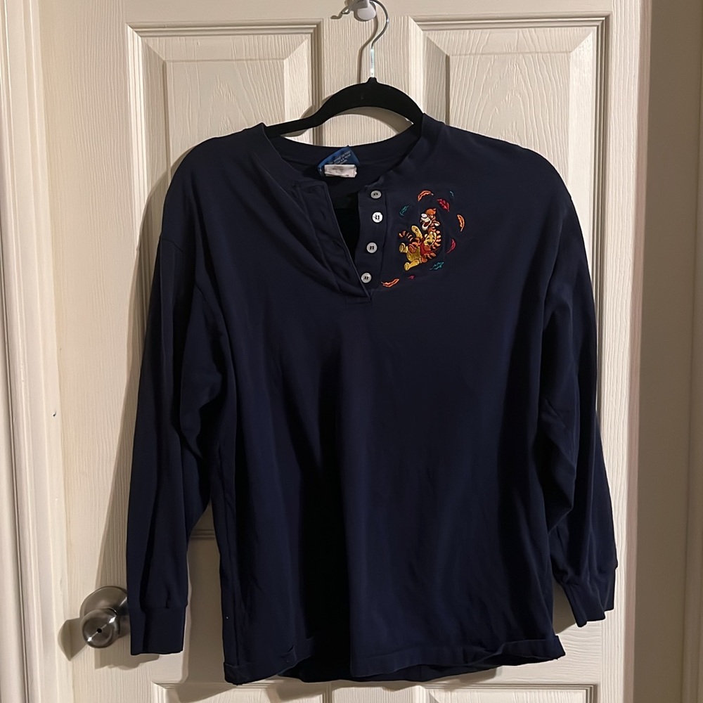 Vintage Winnie the Pooh long sleeve polo